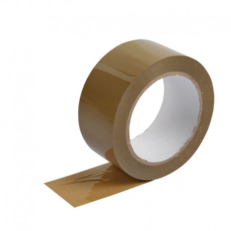Ruban adhésif d'emballage marron