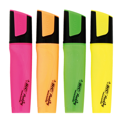 Pochette de 4 Surligneurs Bic