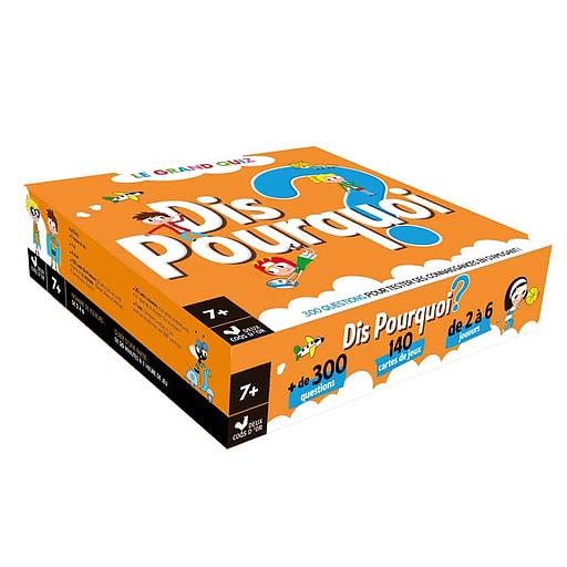 Le grand quiz Dis pourquoi ?  - Avec 1 plateau de jeu, 1 dé, 6 pions et 140 cartes