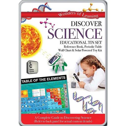 Discover science educational tin set