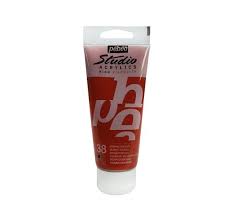 Peinture Acrylique Pébéo Studio High Visosity 100 ml - terre de Sienne brûlée