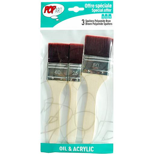 Boîte de 3 Spalters Marron