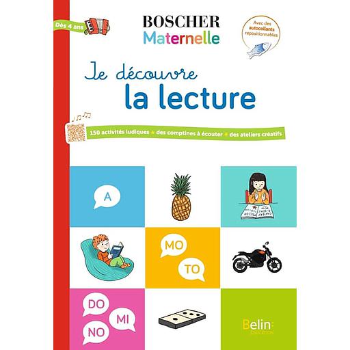 Je découvre la lecture: Avec des autocollants repositionnables