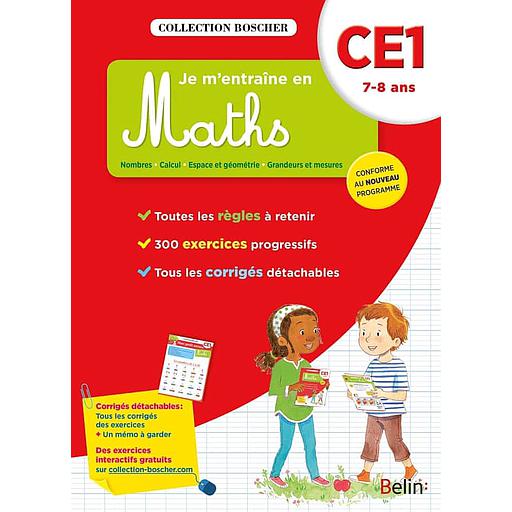 Je m'entraîne en Maths CE1  - 7-8 ans