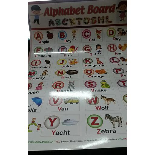Poster L'Alphabet  Board MF