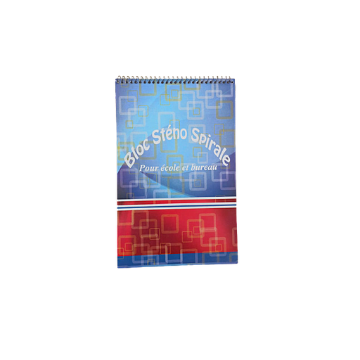 Bloc Sténo Spirale A5 100 Pages Uni