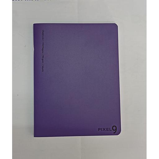 Cahier Piqué 17x22 cm 192P 90G Polypro Violet Ref:06587