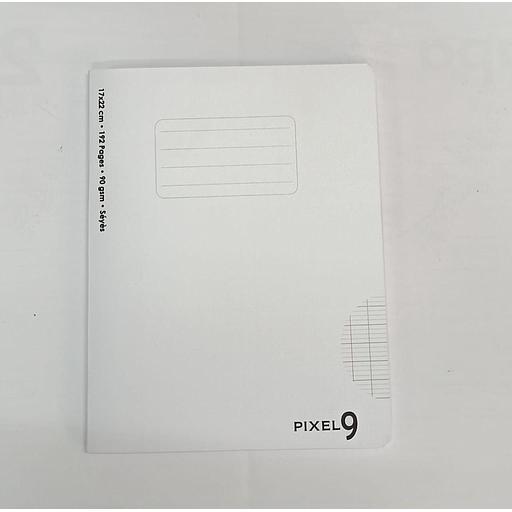 Cahier Piqué 17x22 cm 192P 90G Polypro Transparent Ref:07884