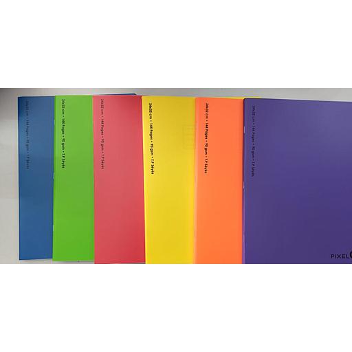 Cahier Piqué TP 24x32 cm 144P 90G Polypro  Ref:07918