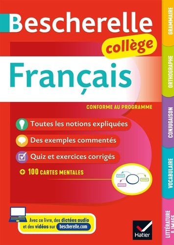 Bescherelle Collège - Grammaire Orthographe Conjugaison Vocabulaire - 2020