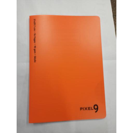 Cahier Piqué 21x29.7 cm 96P 90G Polypro Orange Ref:6592