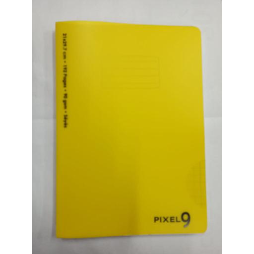 Cahier Piqué 21x29.7 cm 192P 90G Polypro Jaune Ref:6597