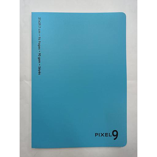 Cahier Piqué 21x29.7 cm 96P 90G Polypro Bleu Ciel Ref:7885