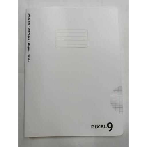 Cahier Piqué 24x32 cm 192P 90G Polypro Transparent