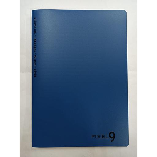 Cahier Piqué 21x29.7 cm 144P 90G Polypro Bleu Ref:07887
