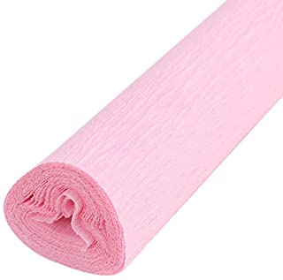Papier Crépon Rose 50cmx2m