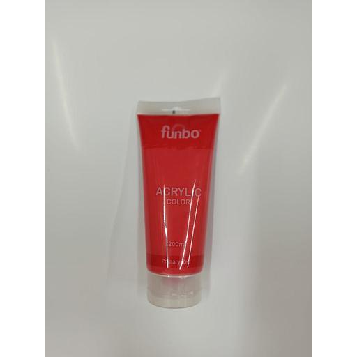 Tube Acrylique 200ml Rouge