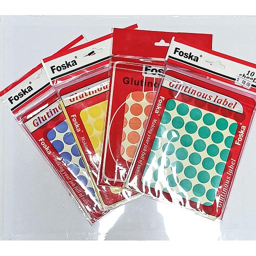 Gommettes Couleur 10 Planches