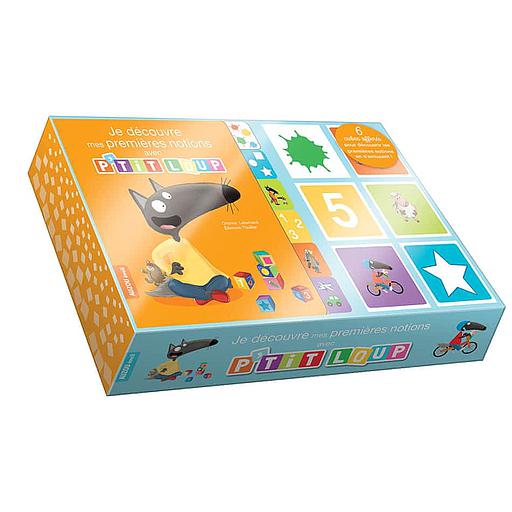 Je découvre les premières notions avec P'tit Loup  - 6 cubes et 1 album
