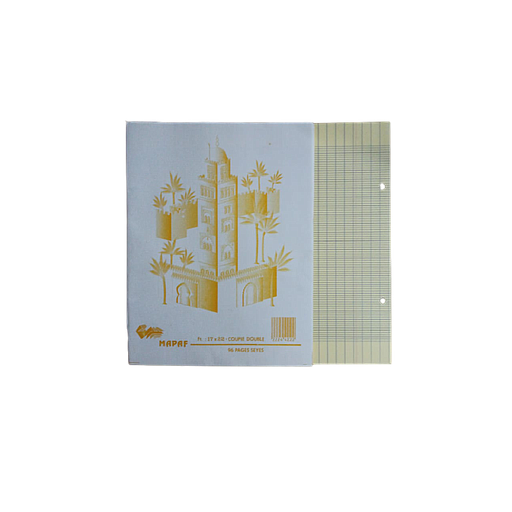 Copies Doubles Perforées Séyès 17 x 22 Jaune 96P