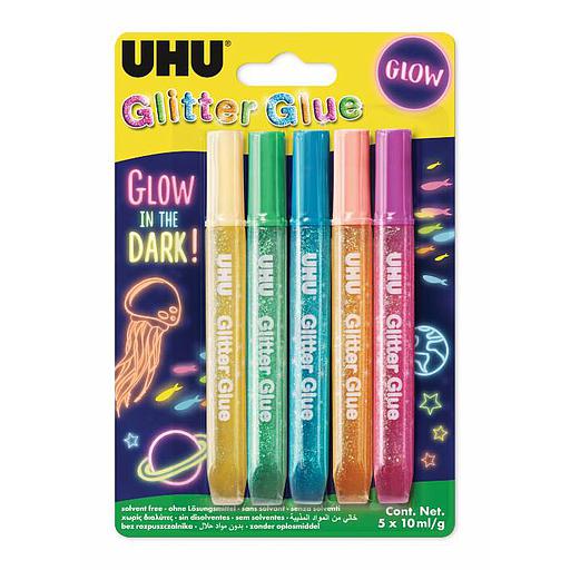 Colle à paillettes glitter glue 'glow in the dark'