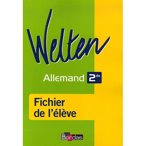 Wetten Allemand 2de - LV1-LV2  - Fichier de l'élève