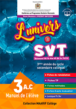 L'univers de SVT 3AC - Manuel de l'élève 2021 (Homologué)