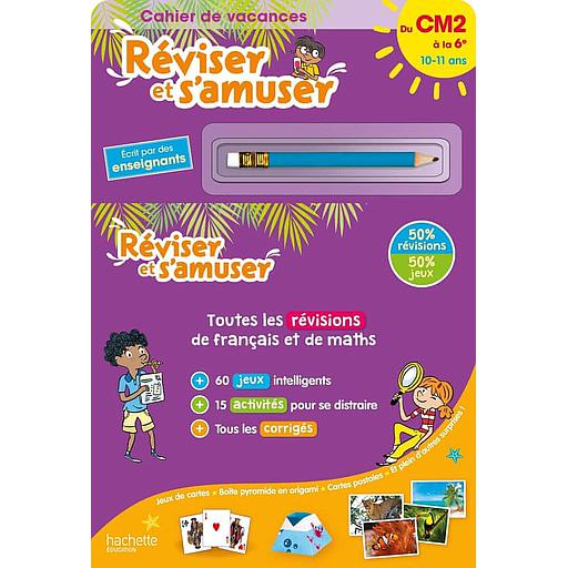 Réviser et s'amuser du CM2 à la 6e  - Avec 1 crayon-gomme
