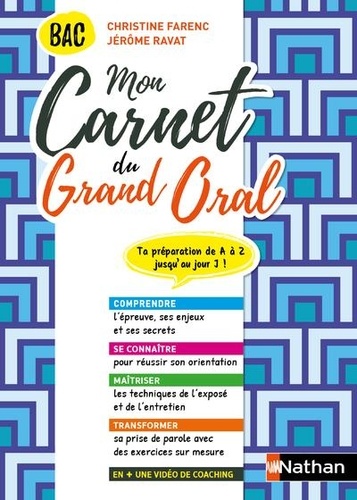 Mon carnet du Grand Oral Bac