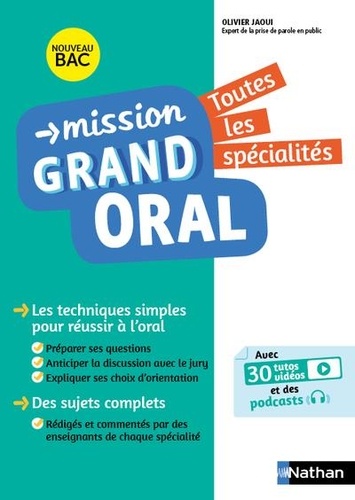 Mission grand oral - Toutes les matières Tle