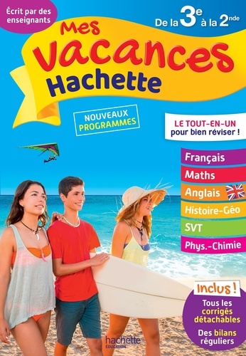 Mes vacances Hachette de la 3e à la 2de