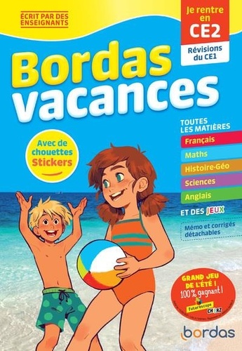 Bordas vacances - je rentre en ce2