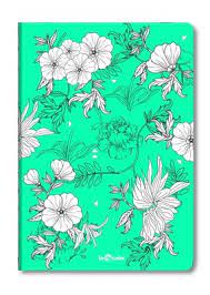 Bloc Note BOTANIC Lignes Pointues 192P 17x24