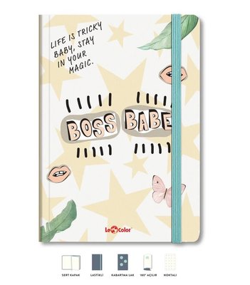 Bloc Note BOSS BABE Surligné 192P 17*24