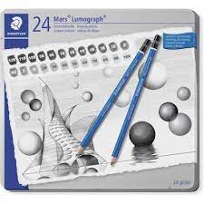 Lot de 24 crayons Lumograph Staedtler