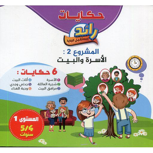 حكايات رائد المستقبل الجديد المشروع الثاني الأسرة والبيت 6 حكايات 4/5