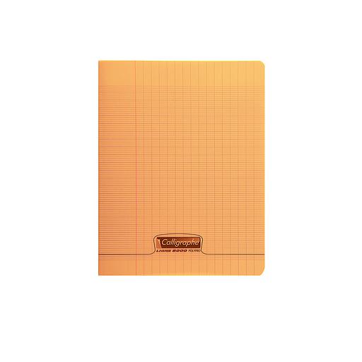 Cahier Pique Séyès  Polypro Orange 192P 90g 17x22 Rèf 18348