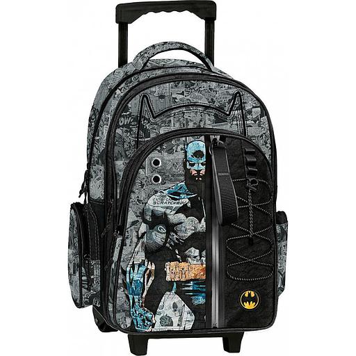 Cartables à Roulettes Batman 2 Compartiments Noir