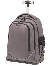 Cartable à Roulette UNI 3 Poche Gris