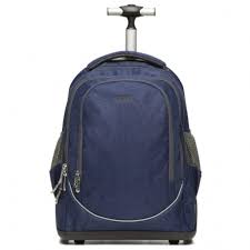 Cartable à Roulette UNI 3 Poche Bleu