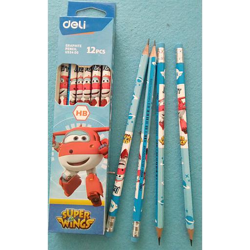 Crayon à papier HB2 Super Wings