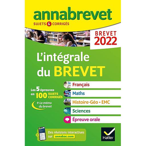 Annabrevet 2022 - L'intégrale du BREVET