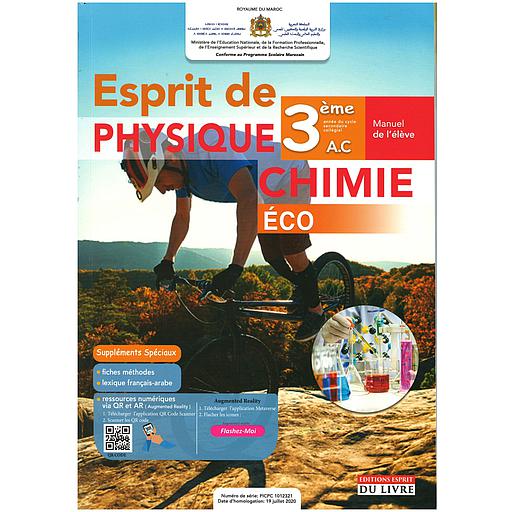ESPRIT DE PHYSIQUE CHIMIE 3 AC ECO