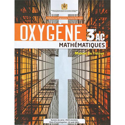 Oxygène Maths 3AC Manuel de lélève