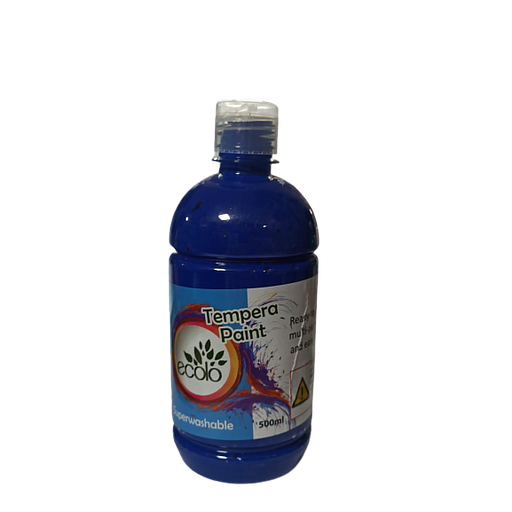 Bouteille de 500ml de Gouache Ecolo Kids Bleu