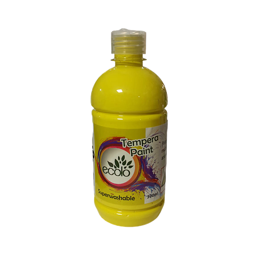 Bouteille de 500ml de Gouache Ecolo Kids Jaune