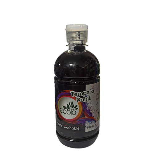 Bouteille de 500ml de Gouache Ecolo Kids Noir