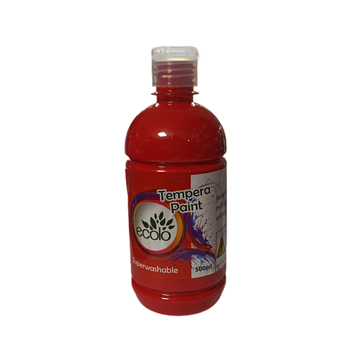 Bouteille de 500ml de Gouache Ecolo Kids Rouge