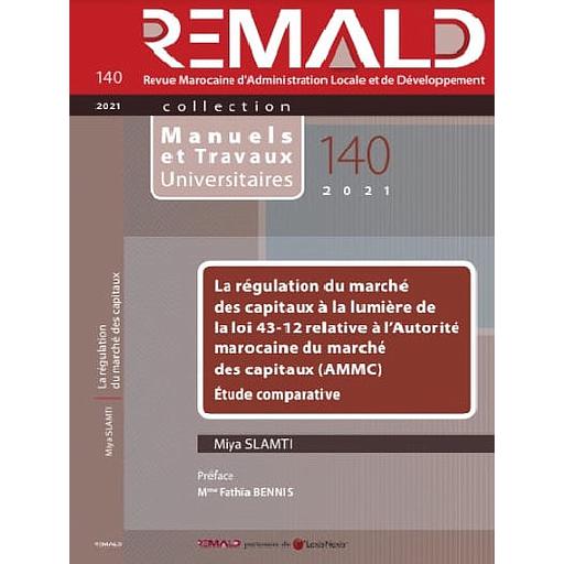 la régulation du marché des capitaux à la lumière de la loi 43-12 relative à l'Autorité marocaine du marché des capitaux