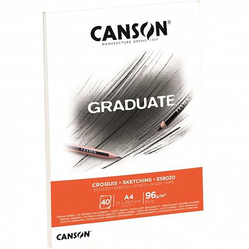 Bloc Canson Graduate Croquis A5 96g 40 Feuilles